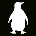 Glitter Tattoo Stencil - Penguin