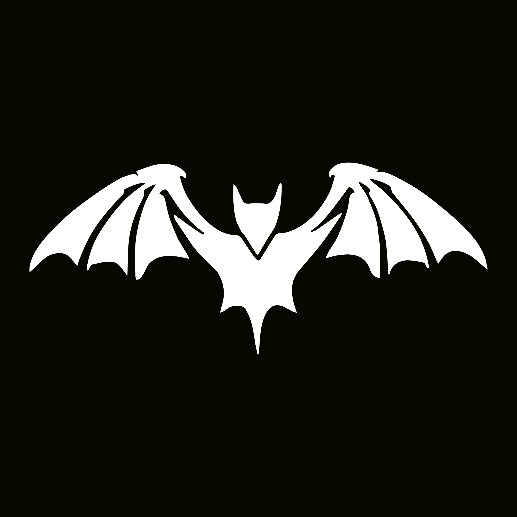 Glitter Tattoo Stencil - Bat