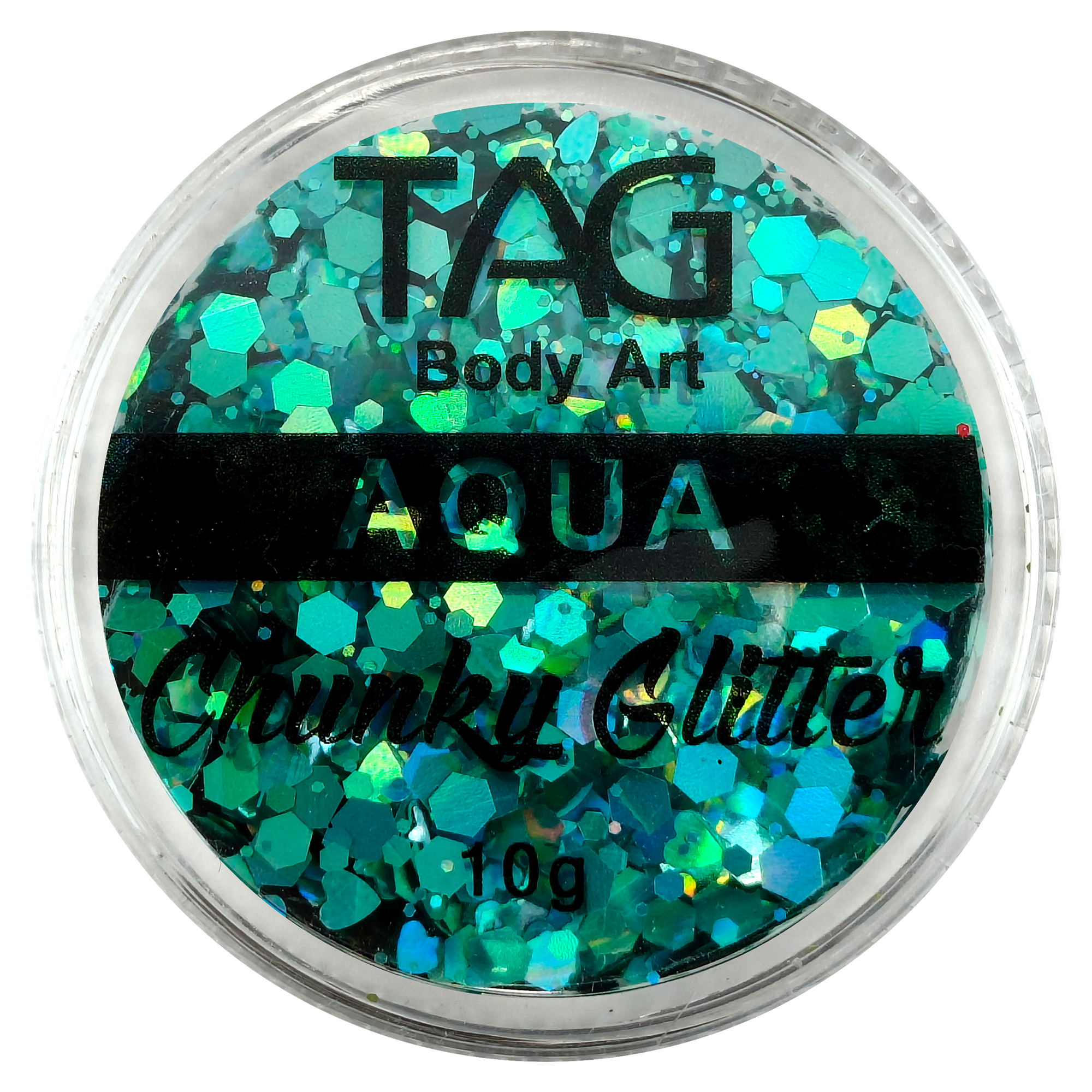 Aqua Chunky Glitter