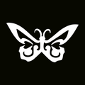 Glitter Tattoo Stencil - Butterfly Deco