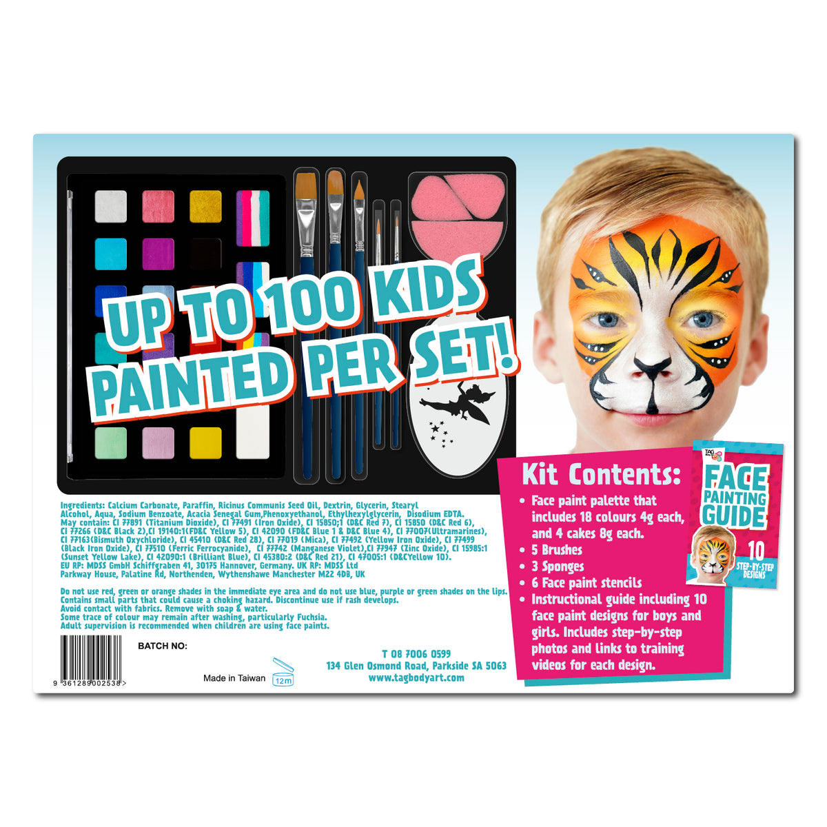TAG Face Paint Set