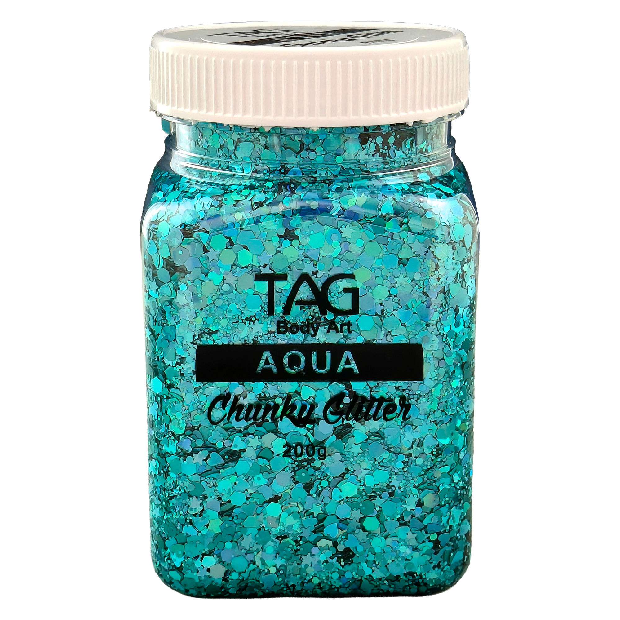 Aqua Chunky Glitter
