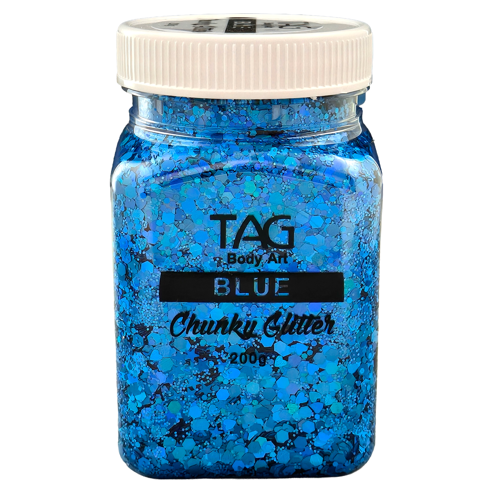 Blue Chunky Glitter