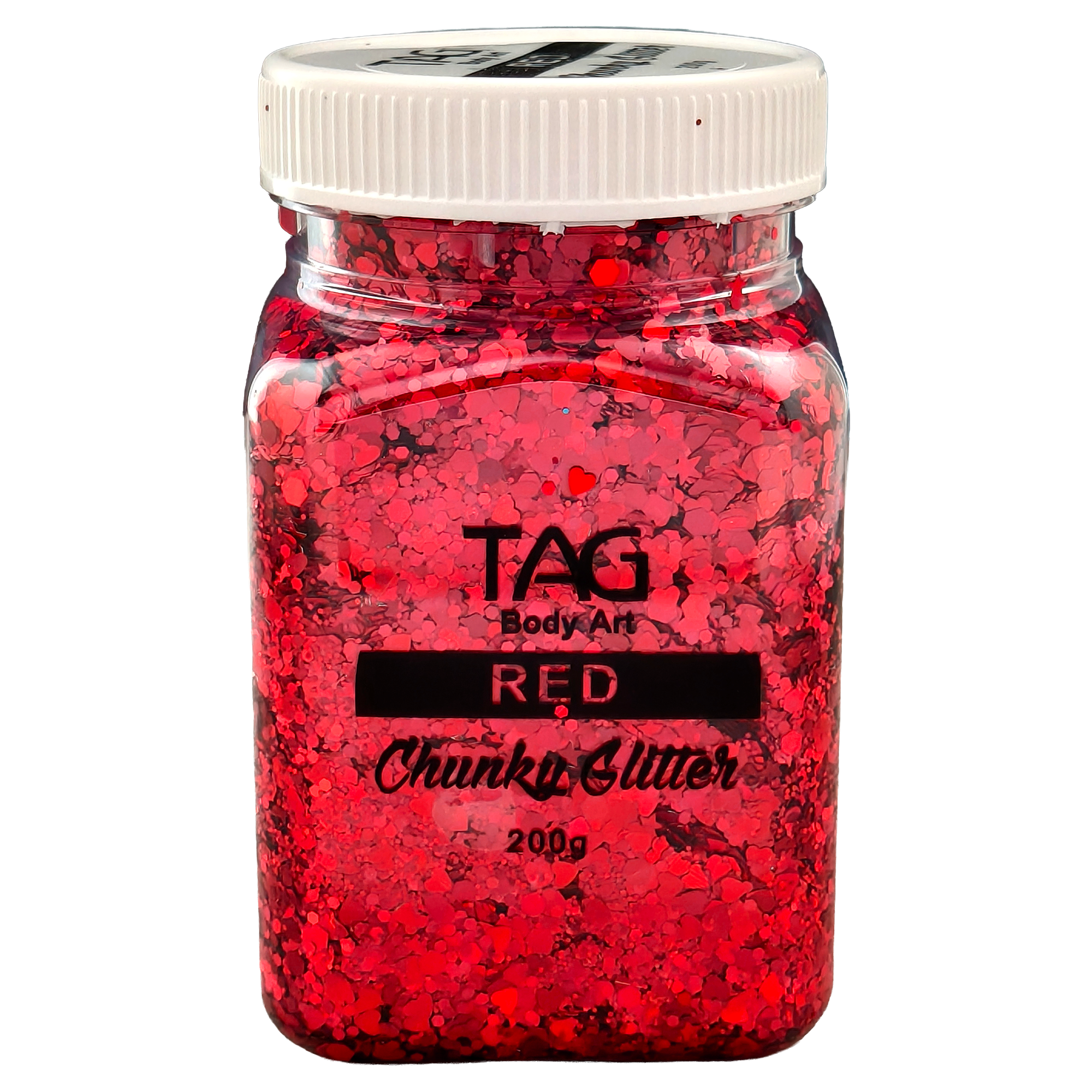 Red Chunky Glitter