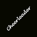 Glitter Tattoo Stencil - Cheerleader