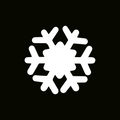 闪光纹身模板 - 雪花