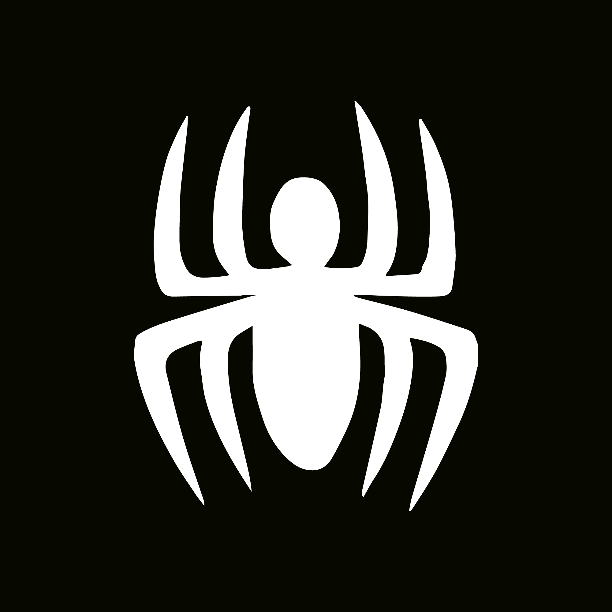Glitter Tattoo Stencil - Little Spider