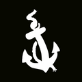 Glitter Tattoo Stencil - Anchor