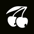 Glitter Tattoo Stencil - Cherries