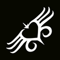 Glitter Tattoo Stencil - Tribal Heart