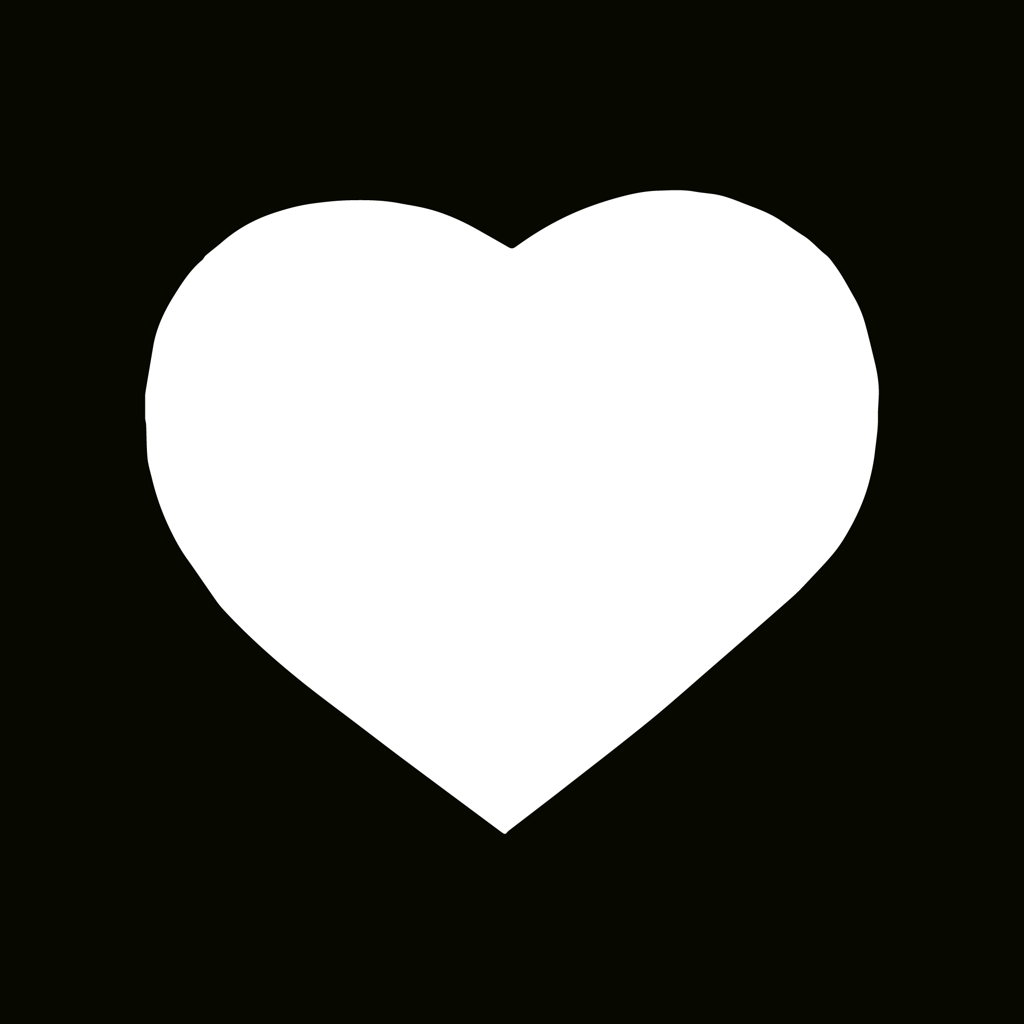 Glitter Tattoo Stencil - Love Hearts