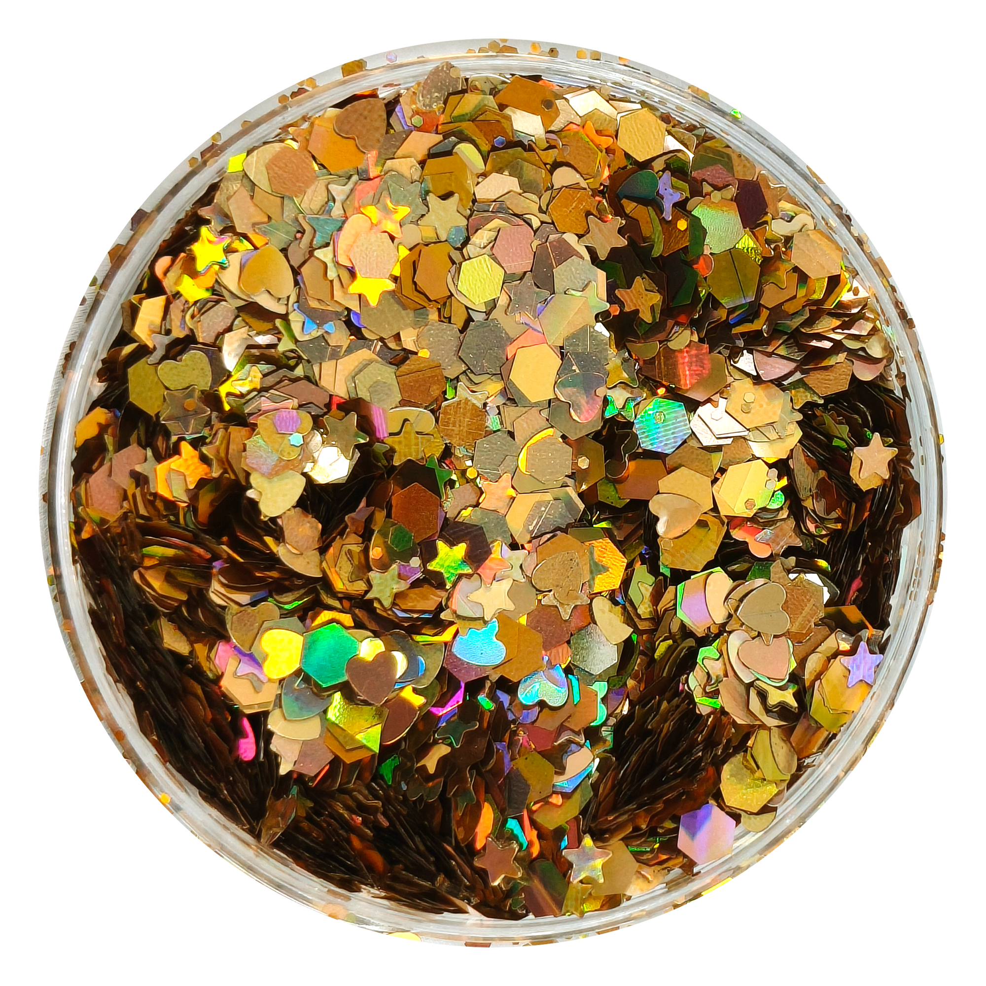 Dark Gold Chunky Glitter