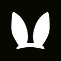 Glitter Tattoo Stencil - Bunny Ears