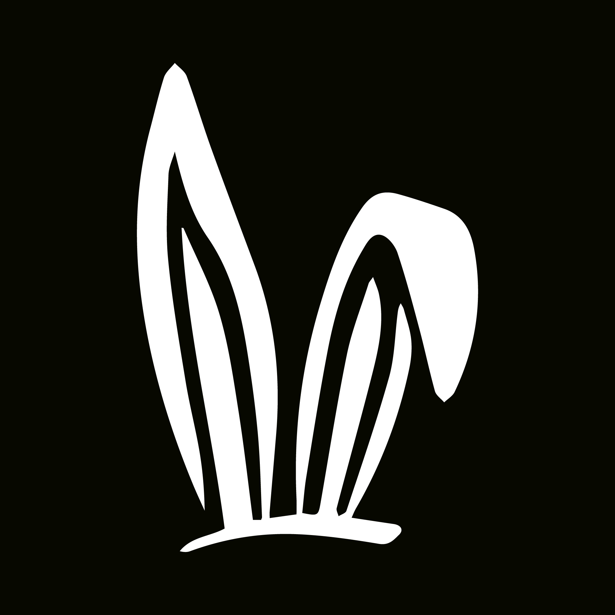 Glitter Tattoo Stencil - Bunny Ears 2