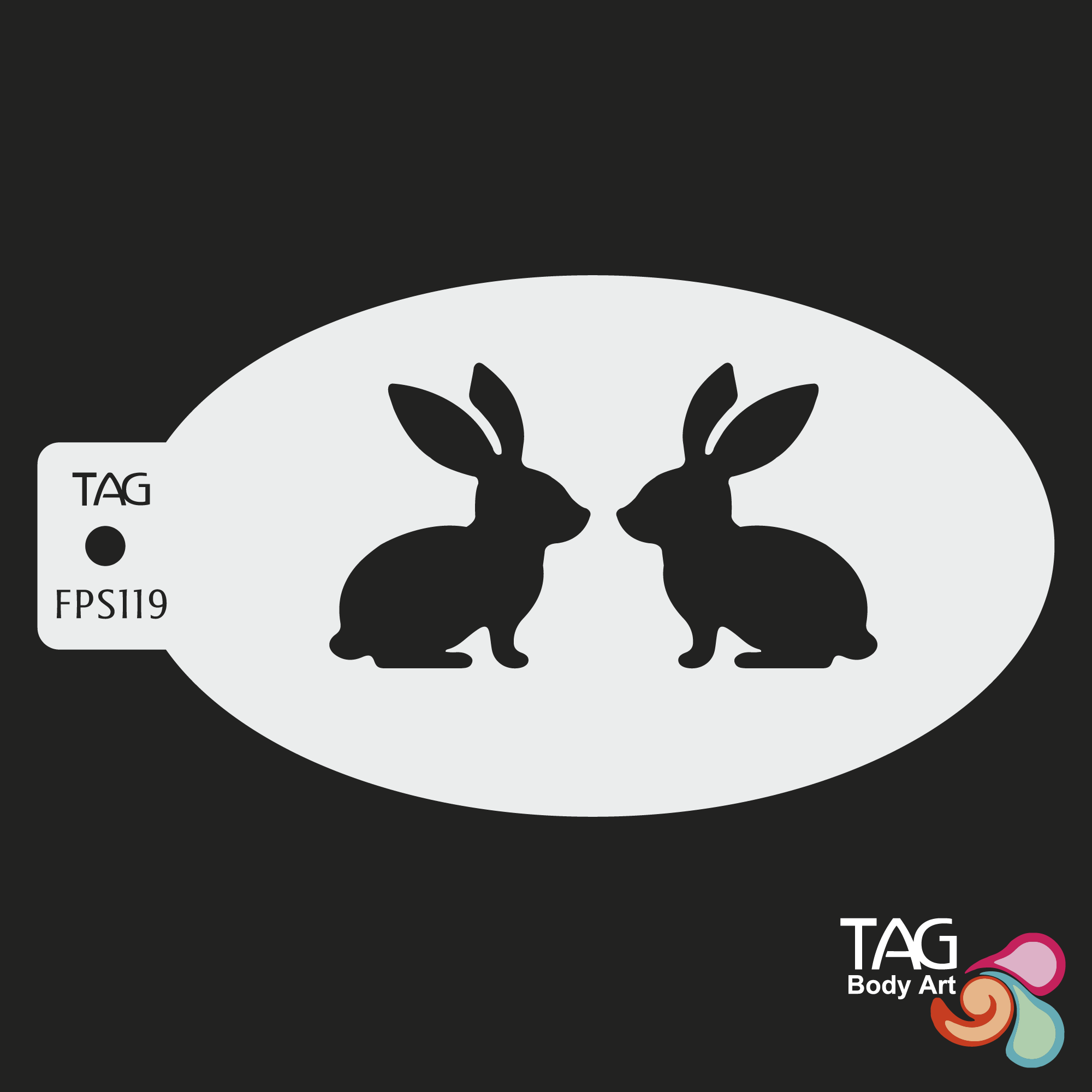 Face Paint Stencil - Rabbits