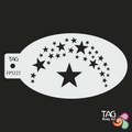 Face Paint Stencil - Star Curve