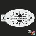 Face Paint Stencil - Snowflake Christmas