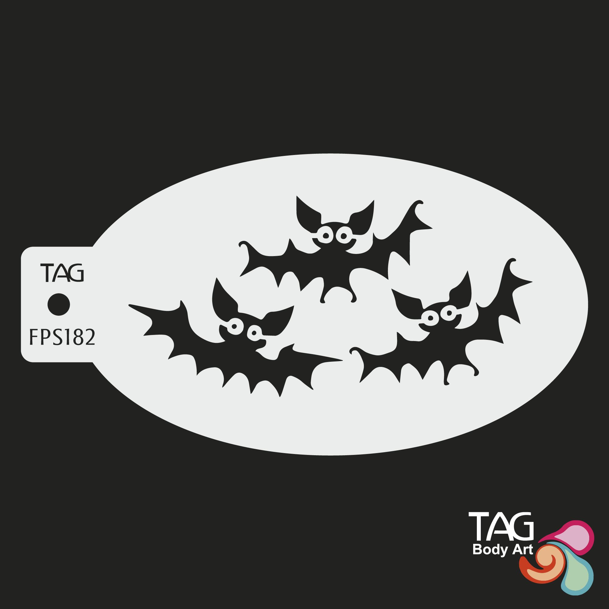 Face Paint Stencil - Bats