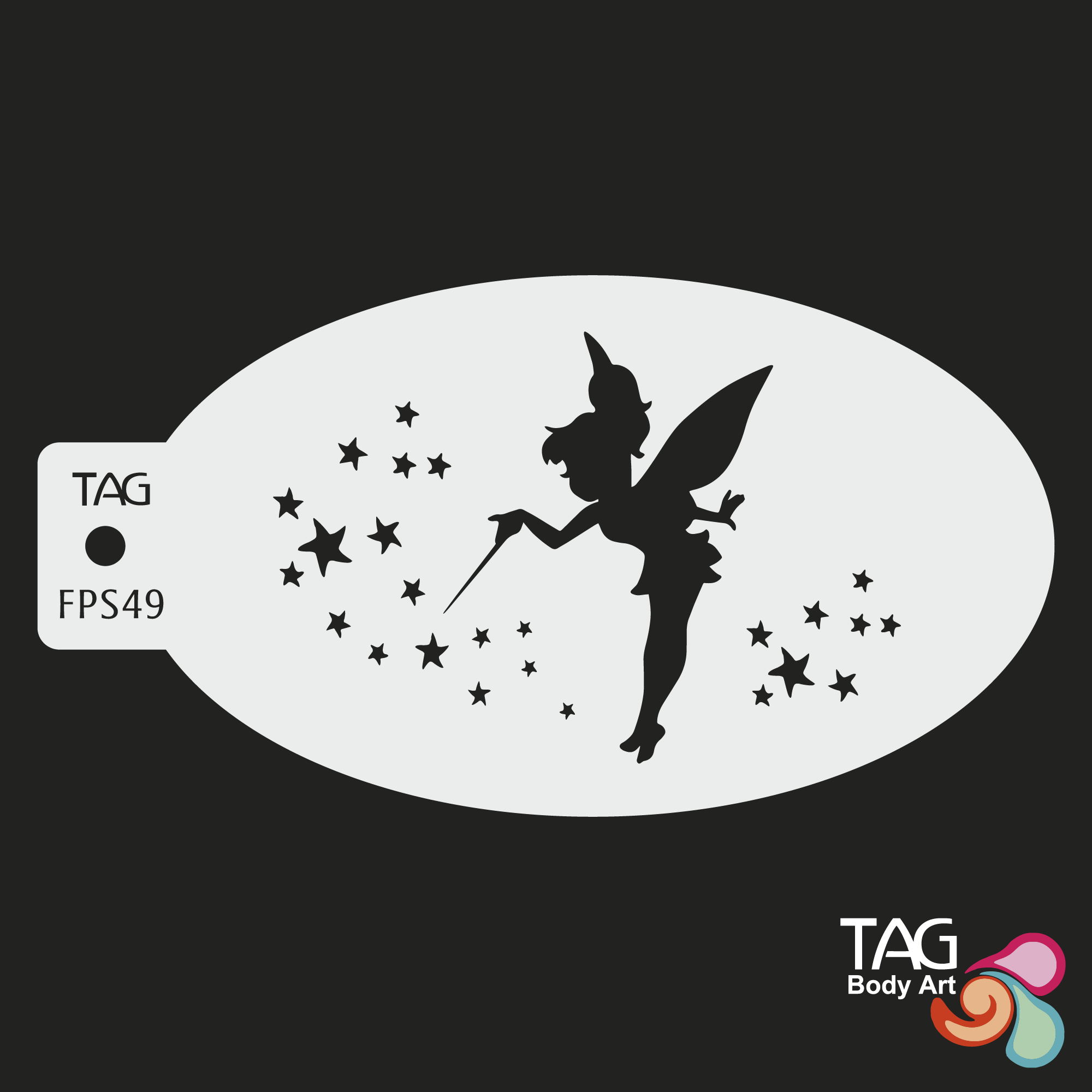Face Paint Stencil - Fairy Dust