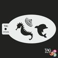 Face Paint Stencil - Ocean Friends