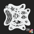 Face Paint Stencil - Under the Sea
