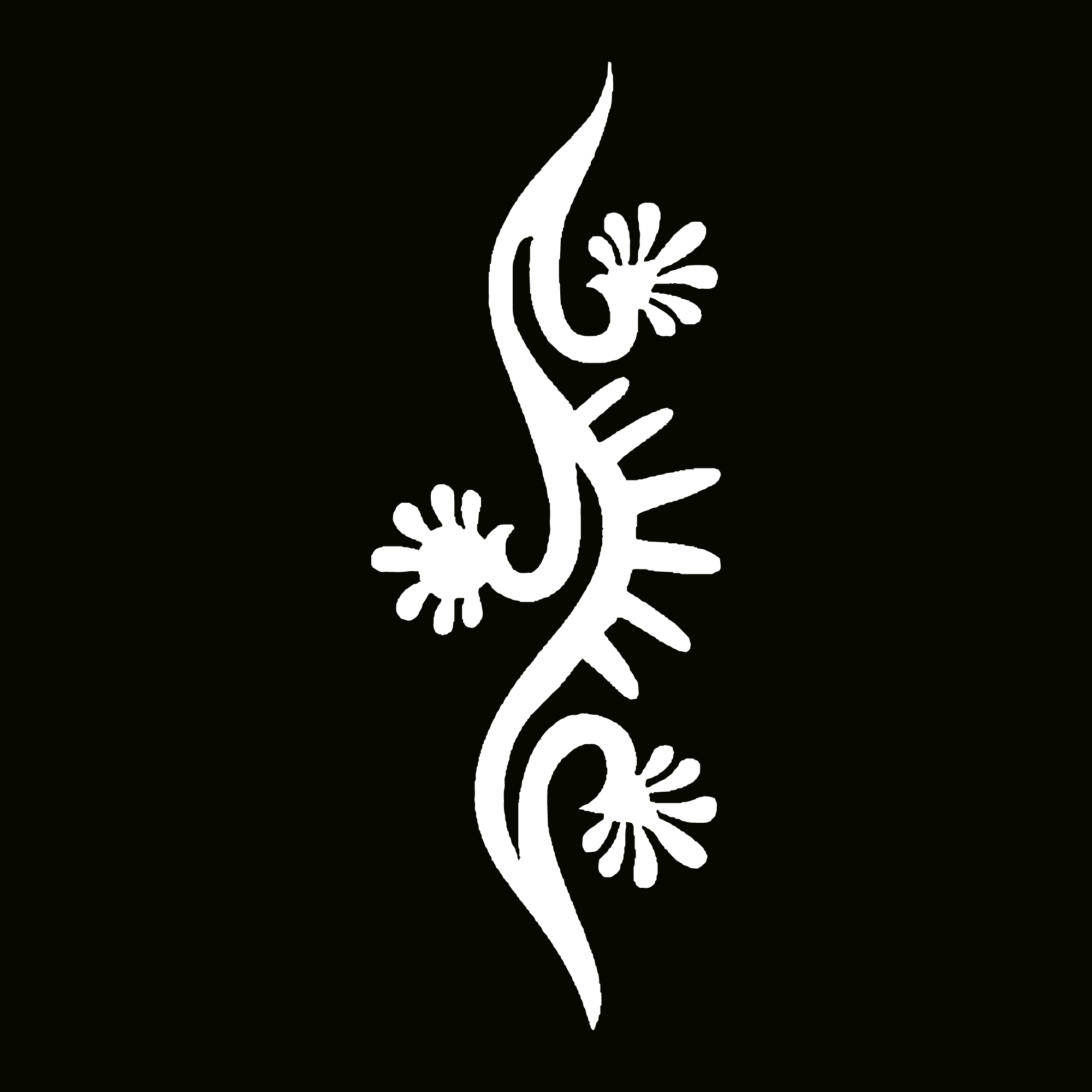 Glitter Tattoo Stencil - Flower Wild