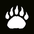 Glitter Tattoo Stencil - Claw