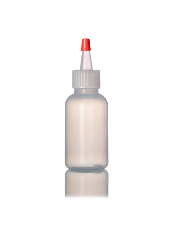LDPE Boston Round Puffer Bottle 15ml