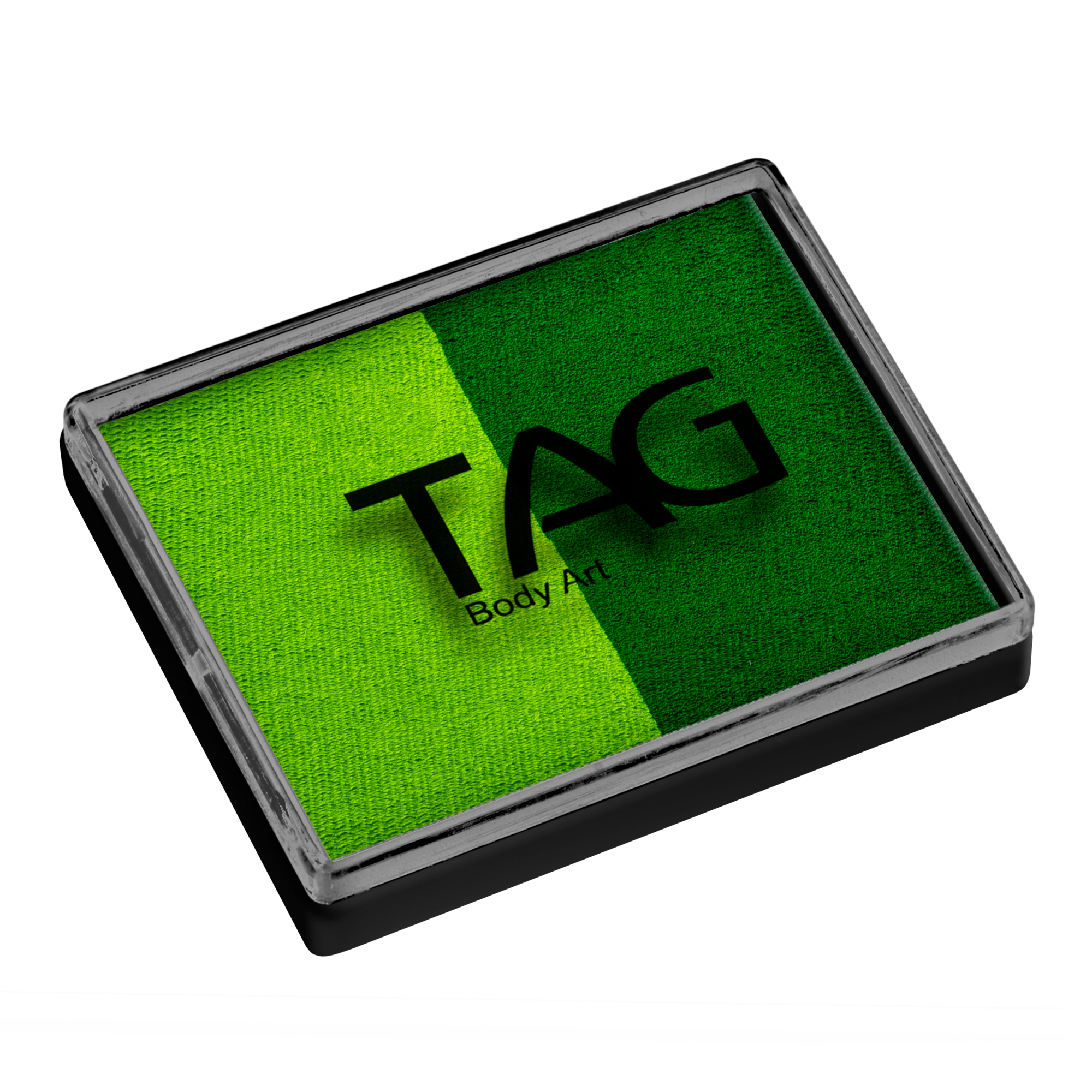 Face Paint Split Cake - Light Green and Medium Green