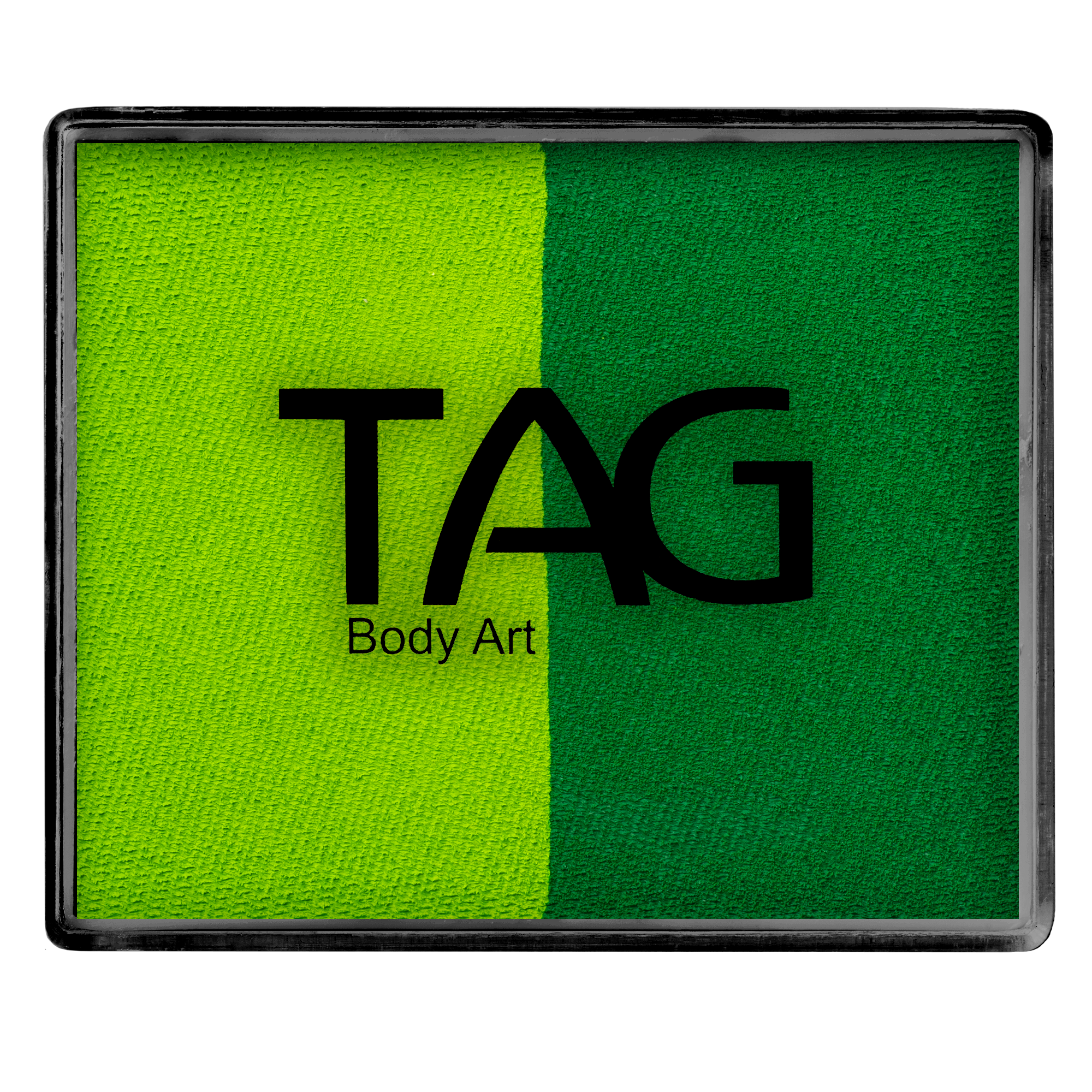 Face Paint Split Cake - Light Green and Medium Green