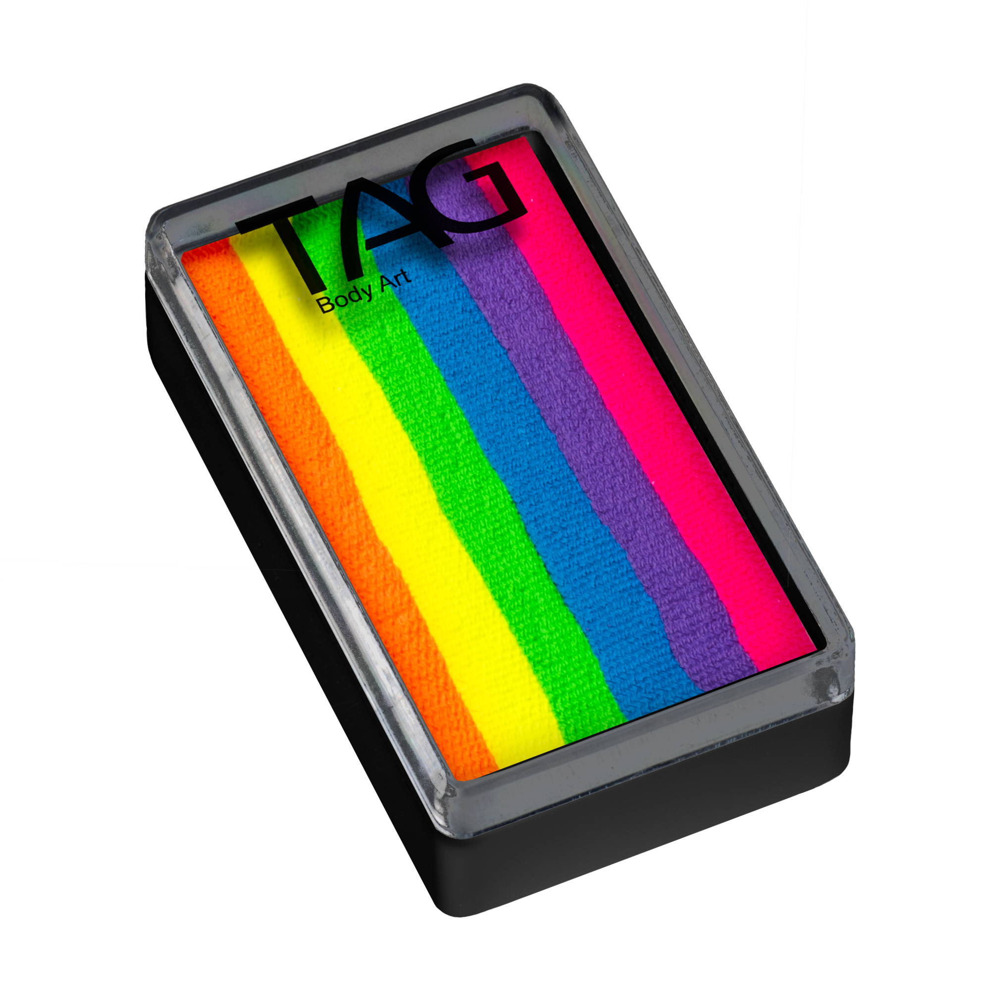 Face Paint 1 Stroke Split Cake - Neon Rainbow