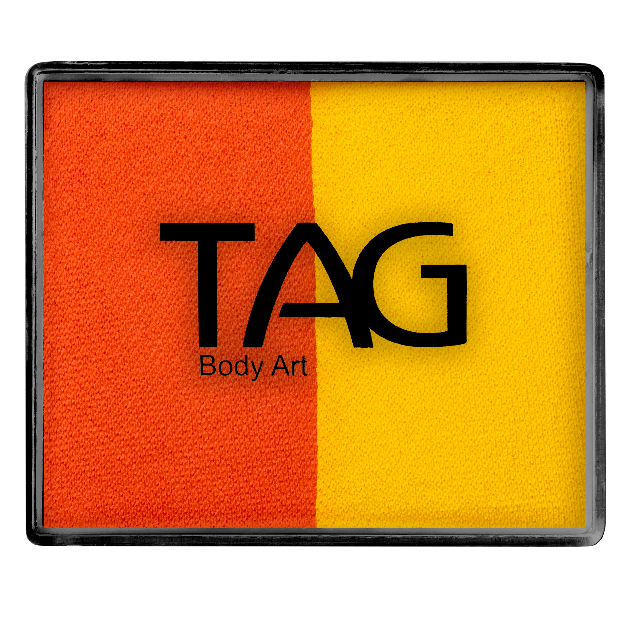 Face Paint Split Cake - Orange and Yellow