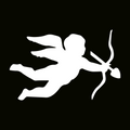 Glitter Tattoo Stencil - Cupid