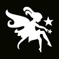 Glitter Tattoo Stencil - Star Fairy