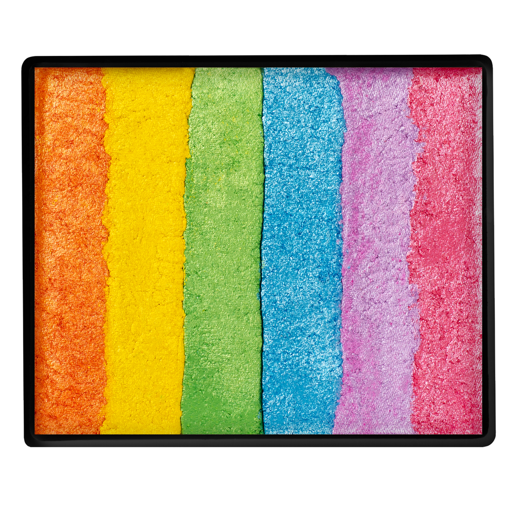Face Paint Split Cake - Rainbow Delight
