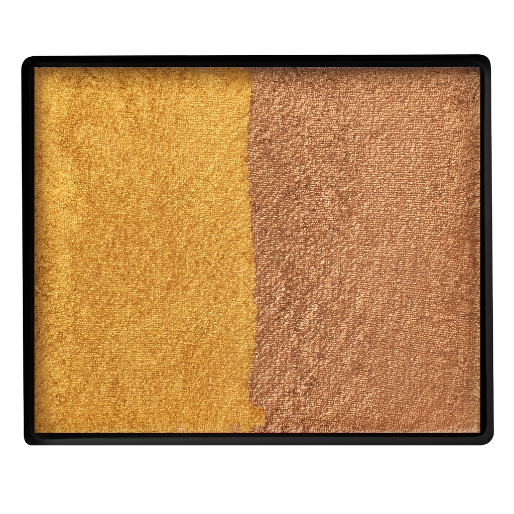Face Paint Split Cake - Pearl Gold and Pearl Old Gold