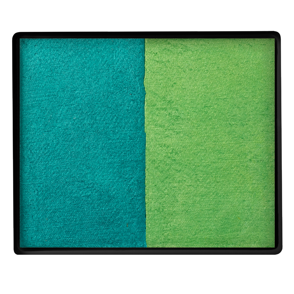 Face Paint Split Cake - Pearl Green and Pearl Lime