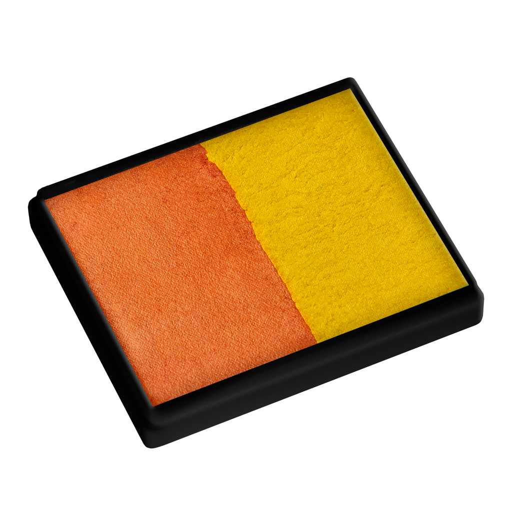 Face Paint Split Cake - Pearl Orange and Pearl Yellow