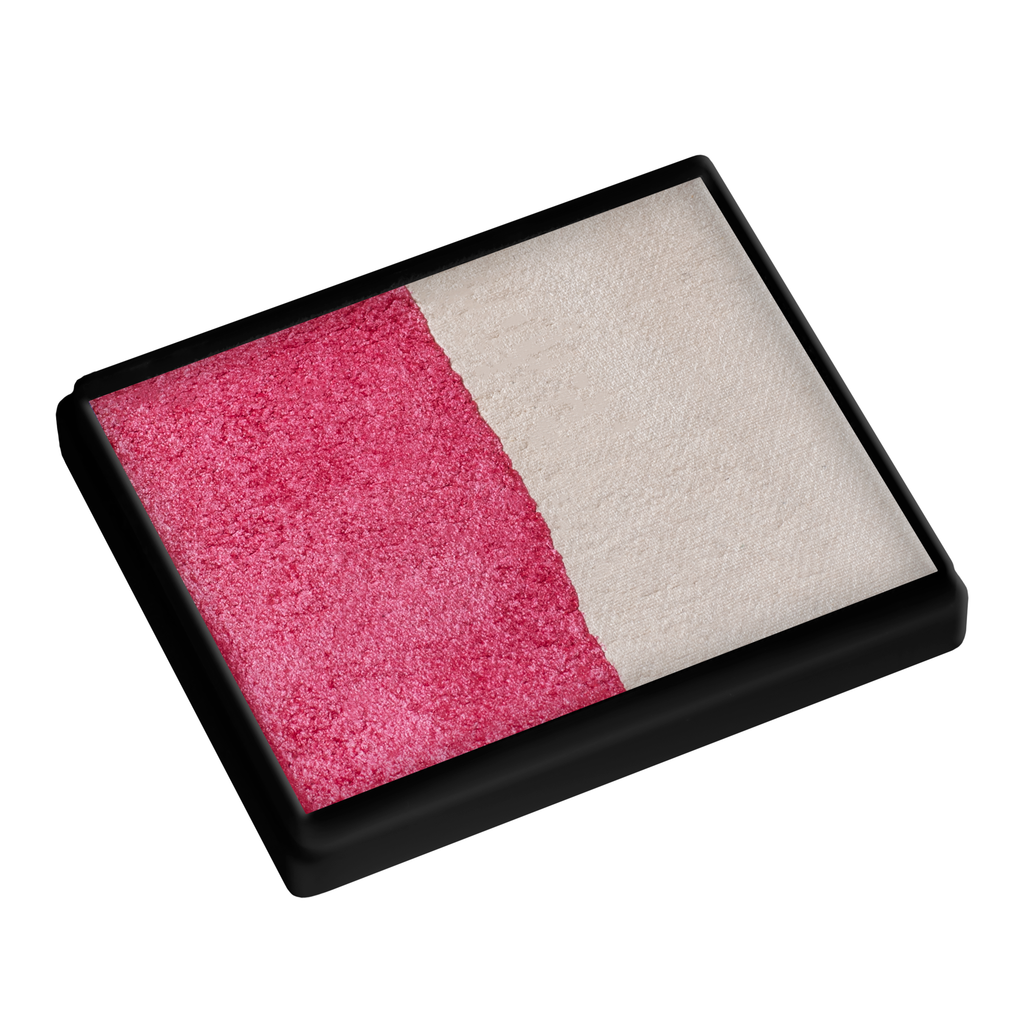 Face Paint Split Cake - Pearl Rose and Pearl White