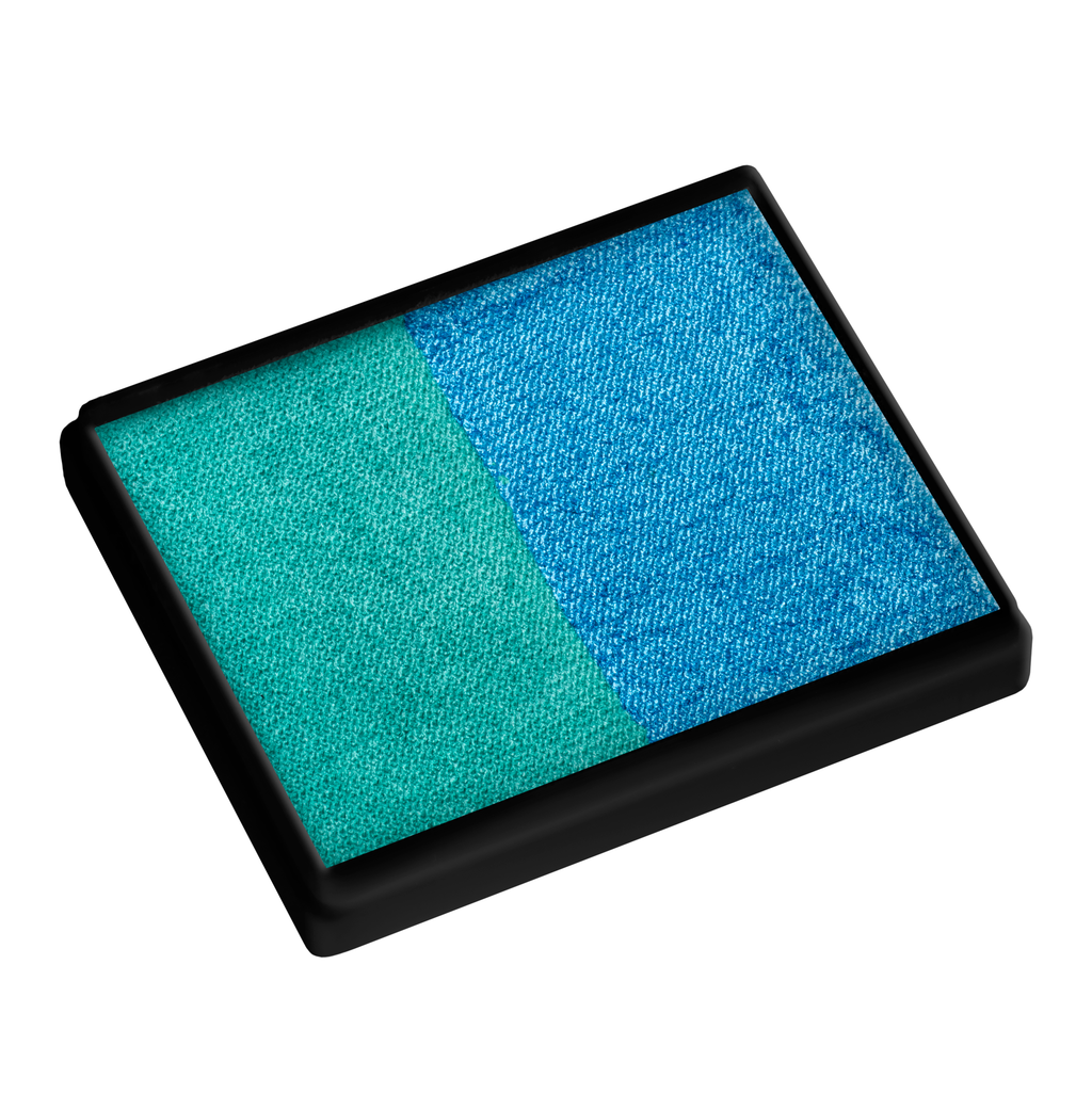 Face Paint Split Cake - Pearl Teal and Pearl Sky