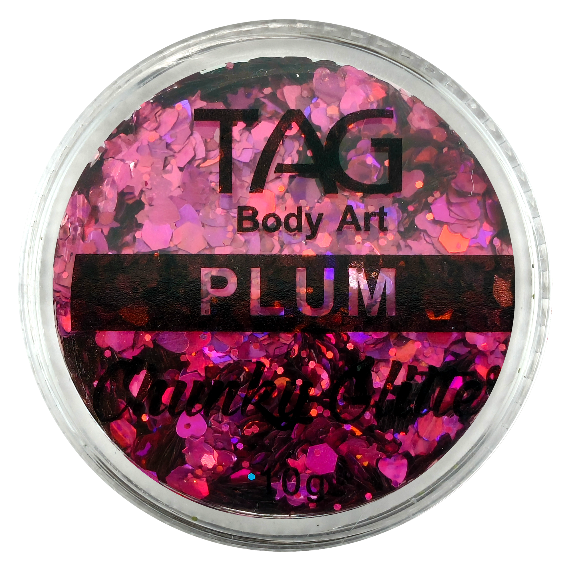 Plum Chunky Glitter