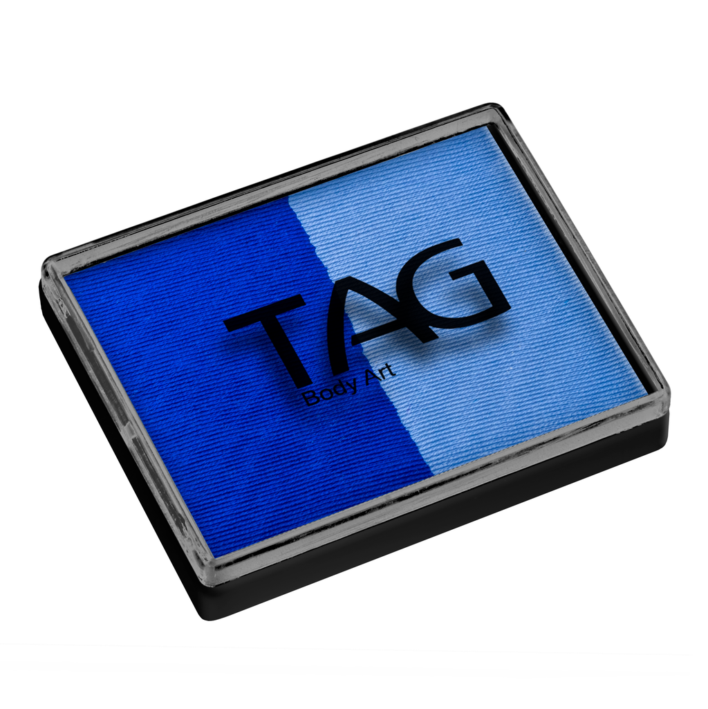 Face Paint Split Cake - Powder Blue and Royal Blue