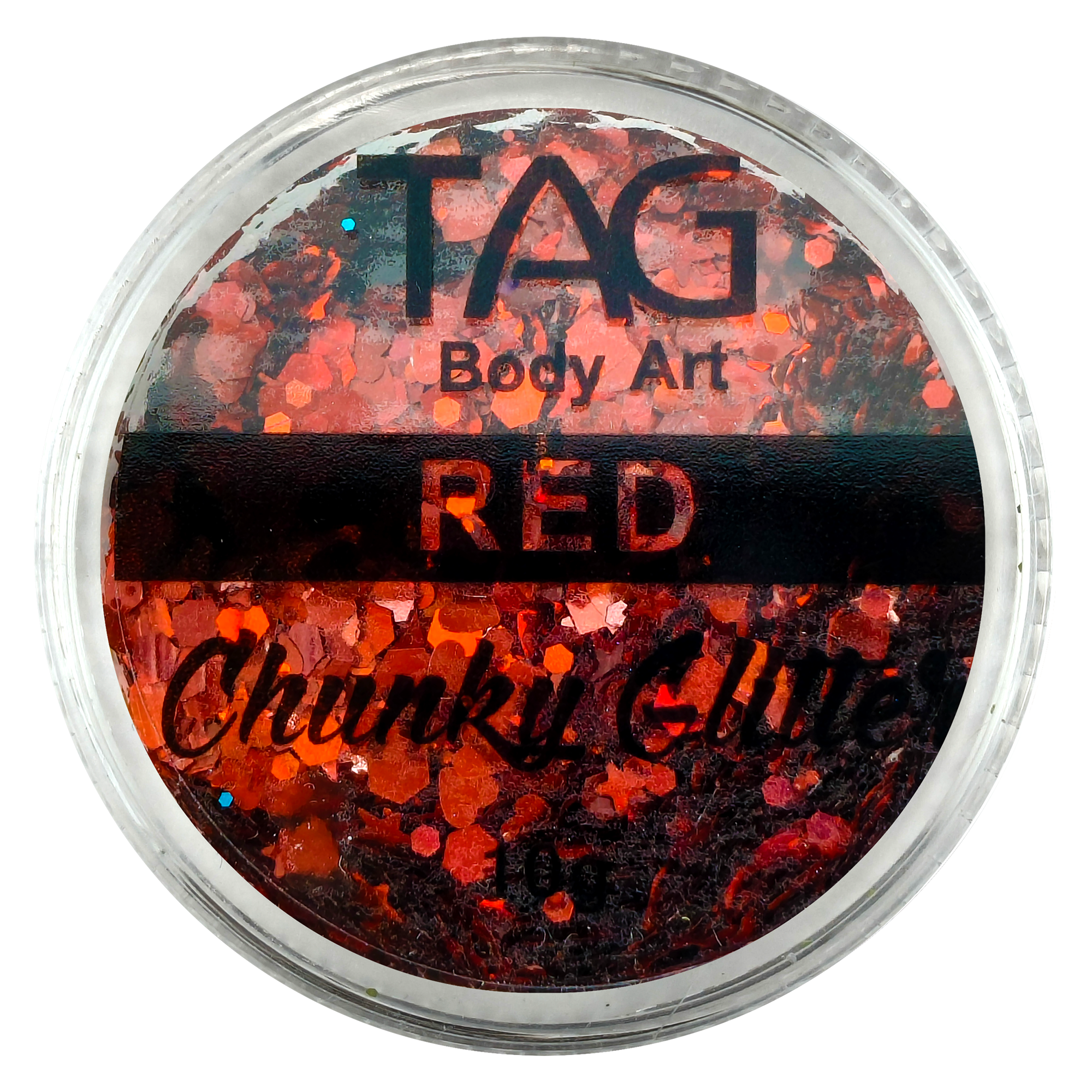 Red Chunky Glitter