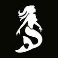 Glitter Tattoo Stencil - Mermaid