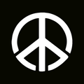 Glitter Tattoo Stencil - Peace