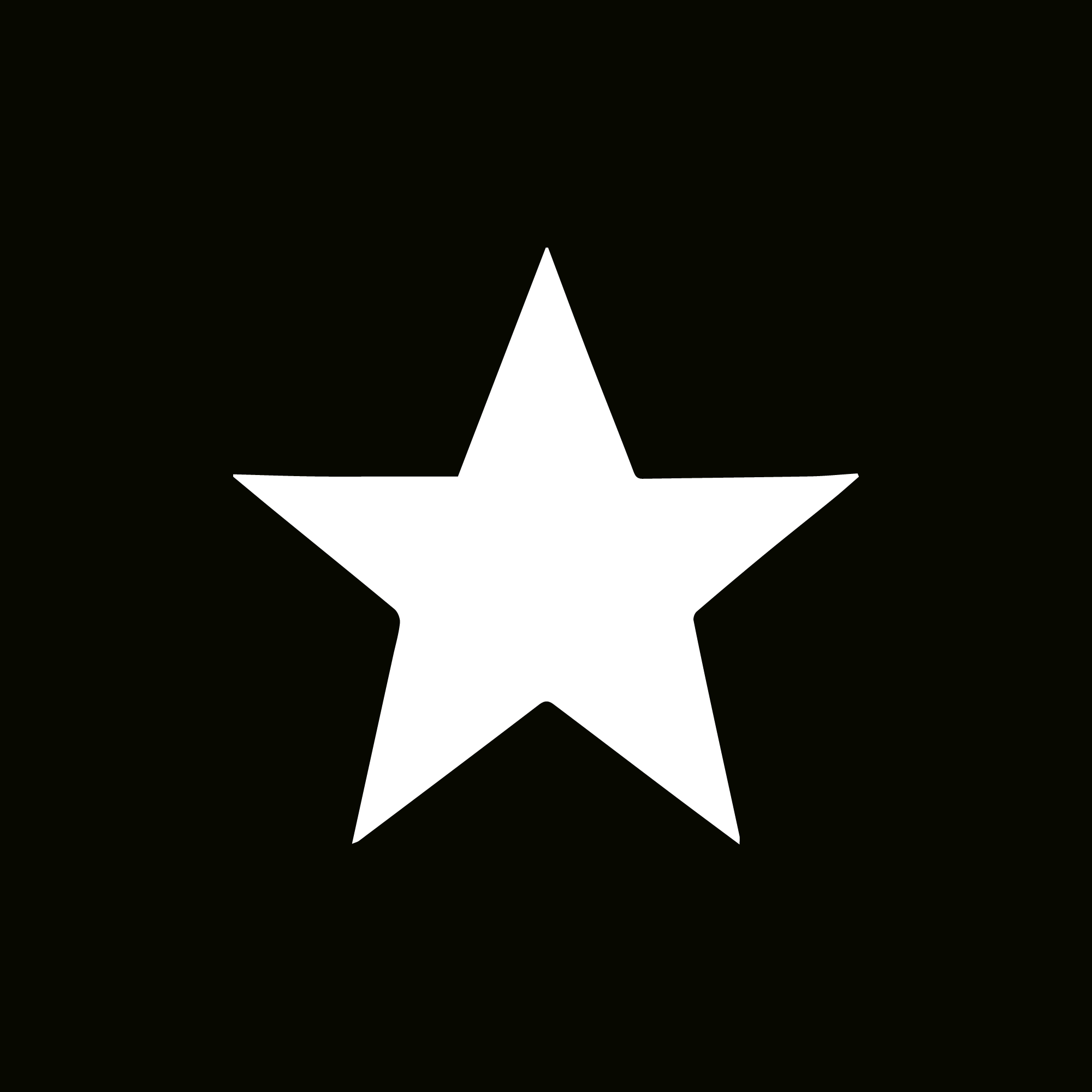 Glitter Tattoo Stencil - Star - Small
