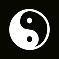 Glitter Tattoo Stencil - Ying Yang
