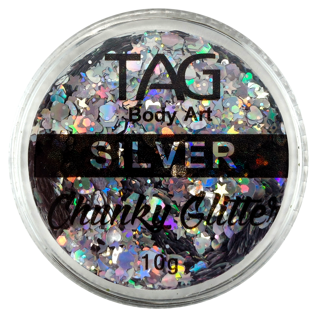 Silver Chunky Glitter