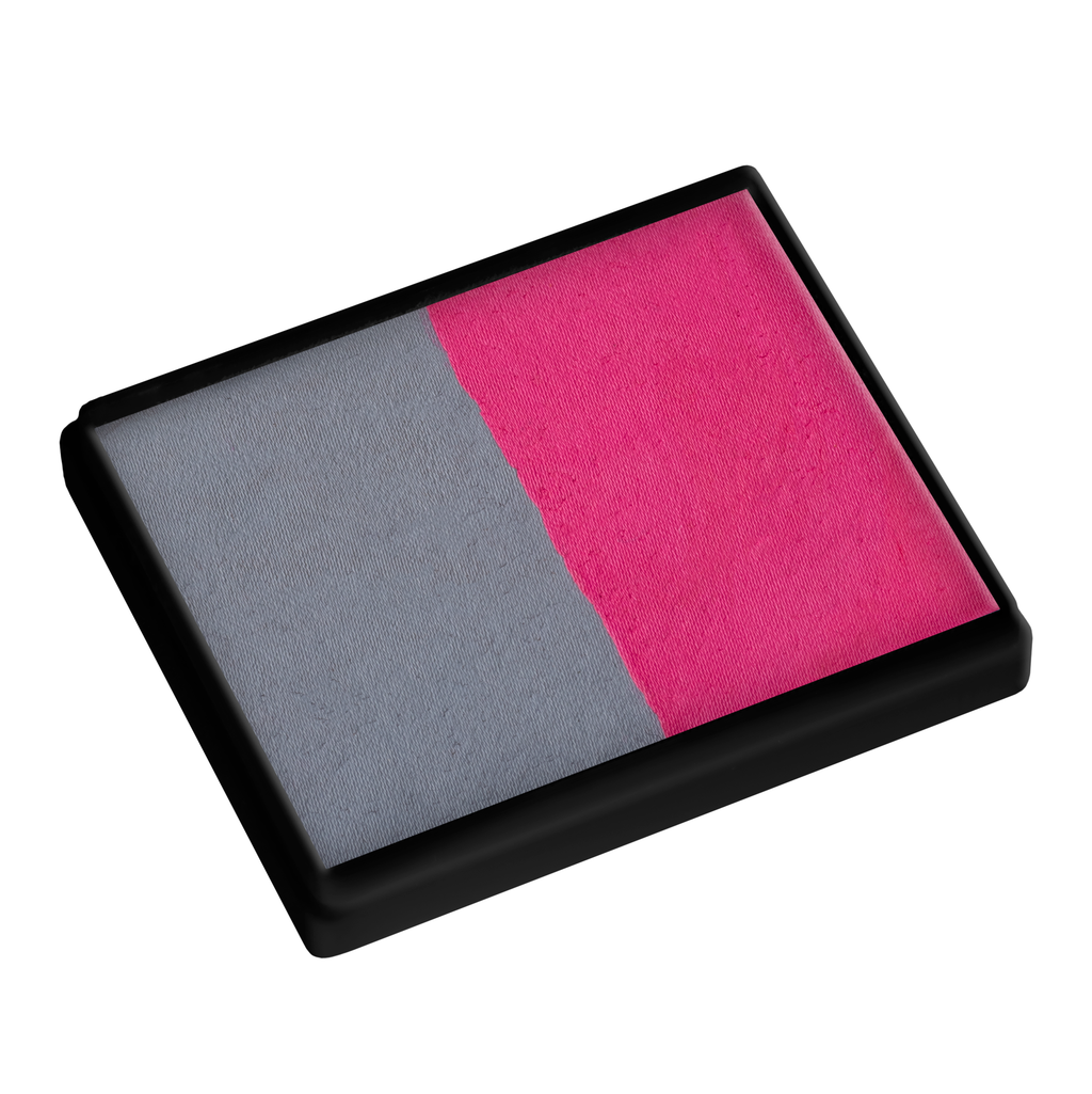 Face Paint Split Cake - Soft Grey and Rose Pink