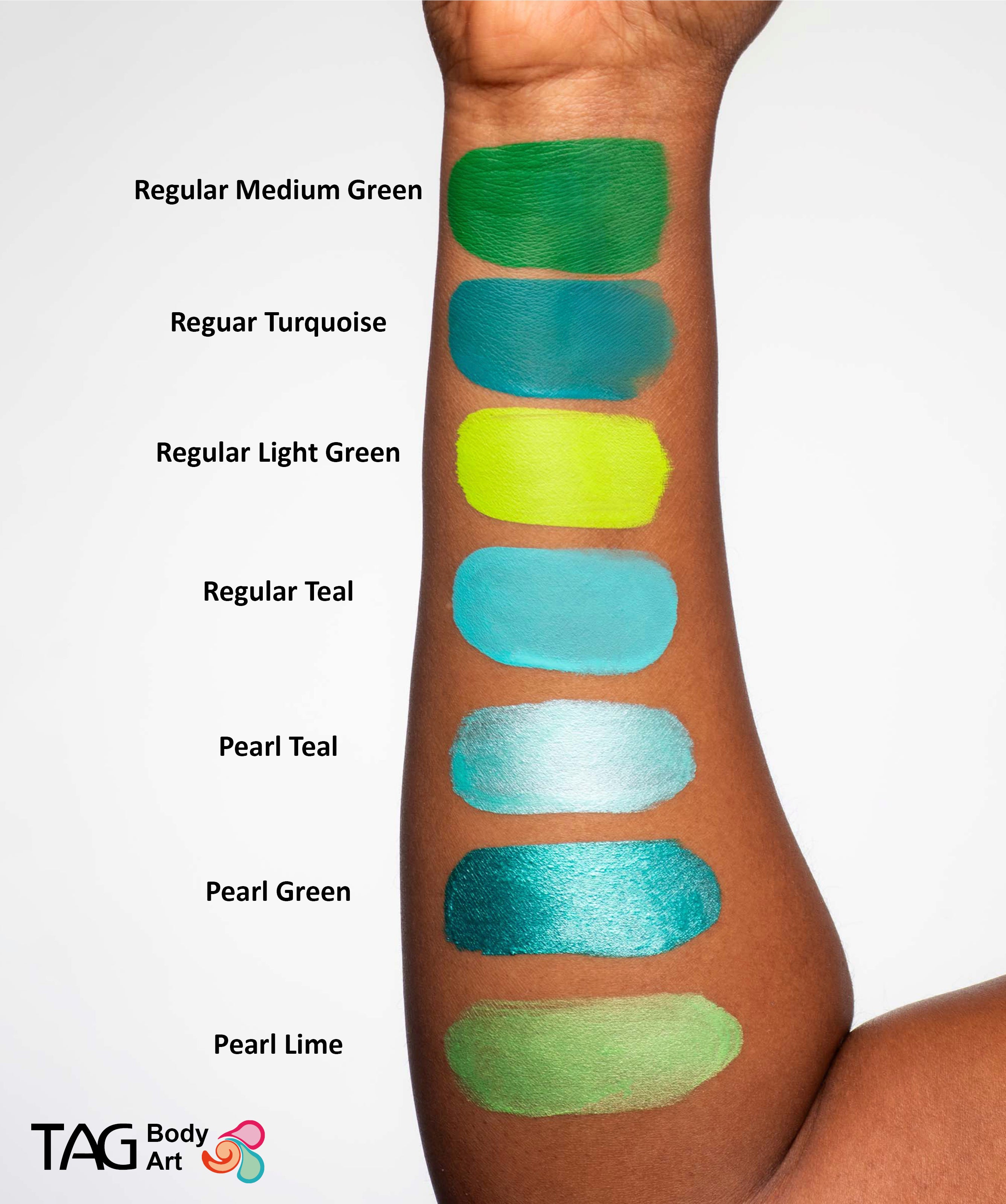 Face and Body Paint - Pearl - Green